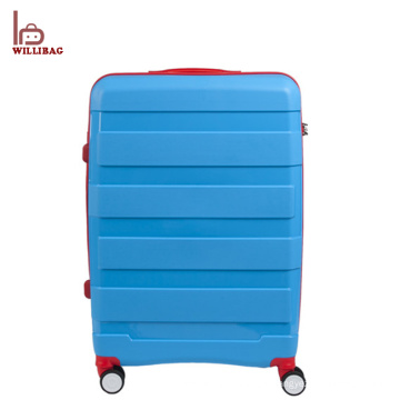 Horizon Strip Luggage Trolley Bag Travel PP Trolley Suitcase